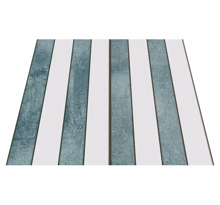 Vinyl tapijt buitenshuis gestreepte betonstructuur - TenStickers
