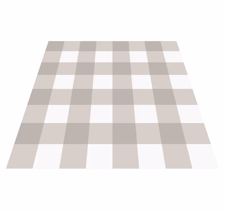 Vinyl tapijt buitenshuis beige en witte patroon - TenStickers