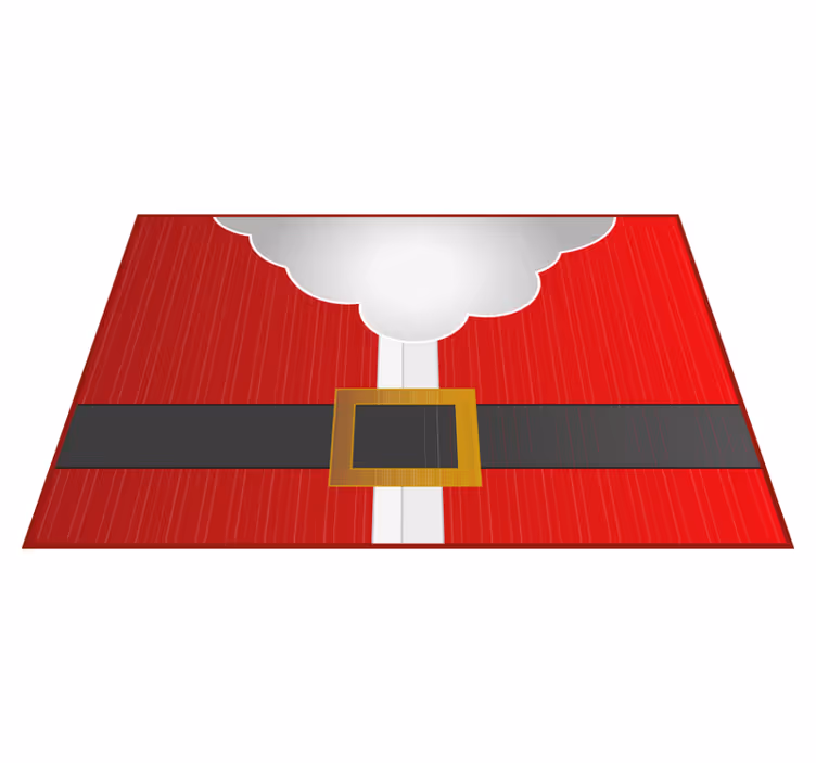 Vinyl tapijt rood voor kerstman kostuums - TenStickers