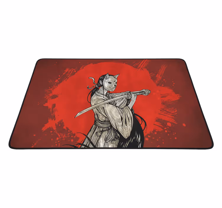 Vinyl tapijt rood anime bord - TenStickers