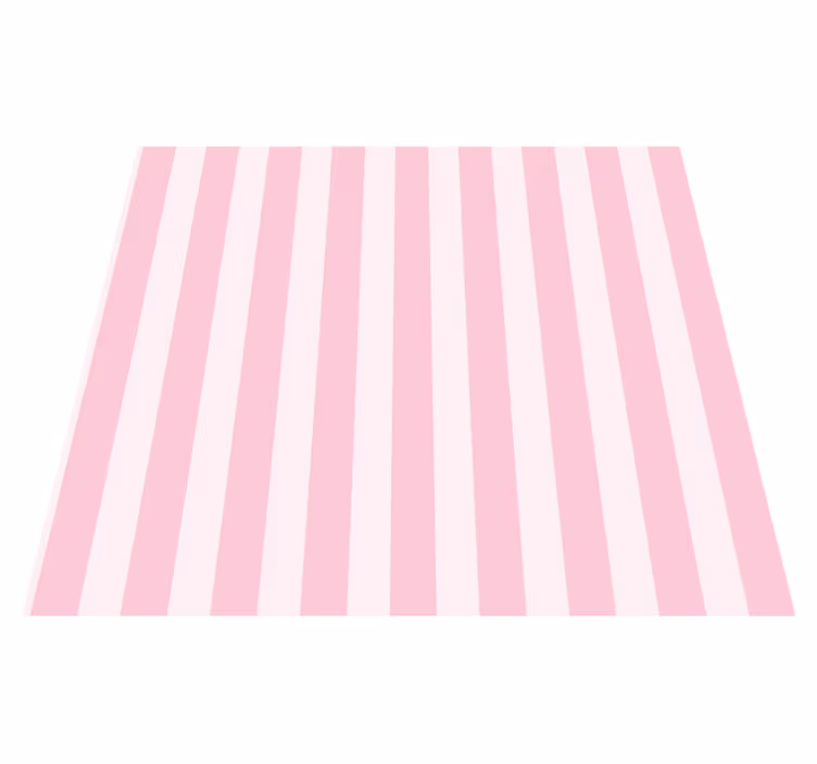Vinyl tapijt roze gestreept interieur - TenStickers