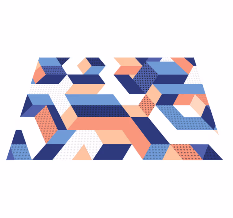 Geometrisch Patroon Harmonie - TenStickers