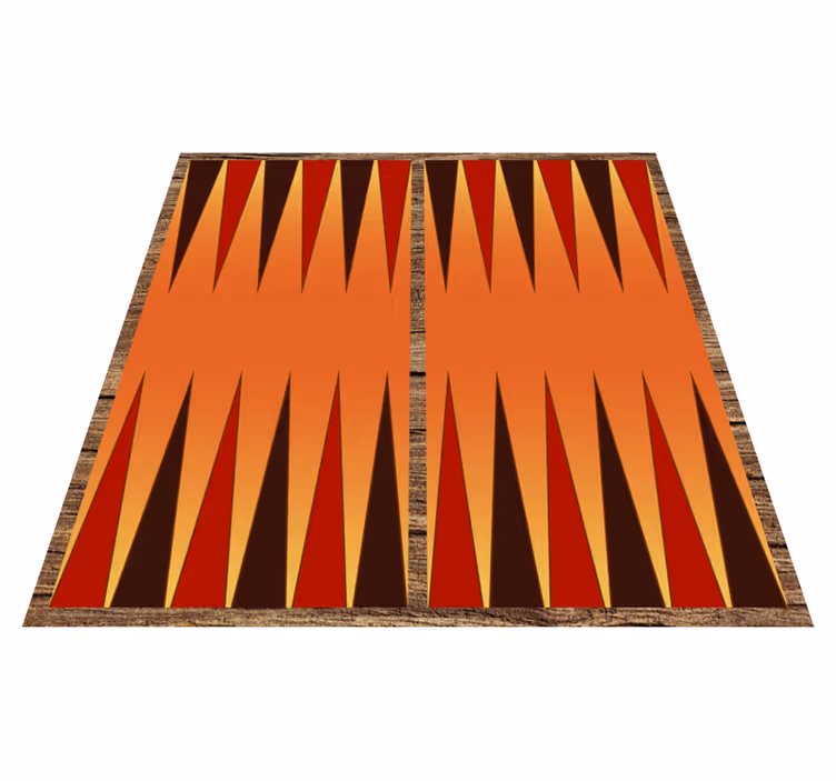 Geometrische lijnen vinyl tapijt strepen - TenStickers