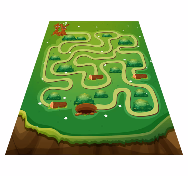 Speels pad vinyl tapijt spel - TenStickers