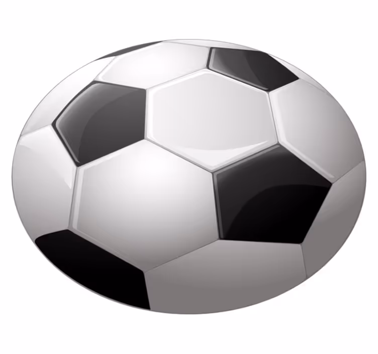 Prachtig vinyl kleed voor voetbal - TenStickers