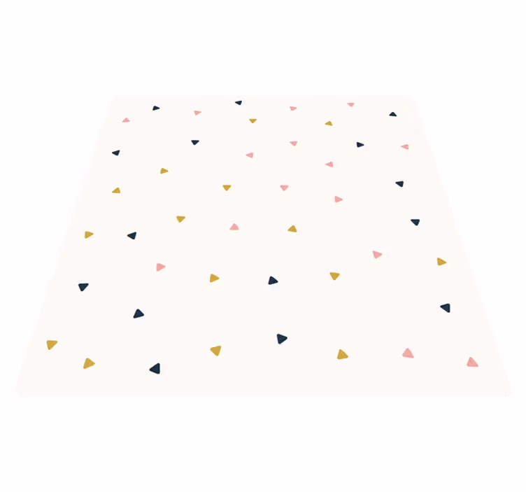 Geometrische confetti vinyl tapijt meer kinderen - TenStickers