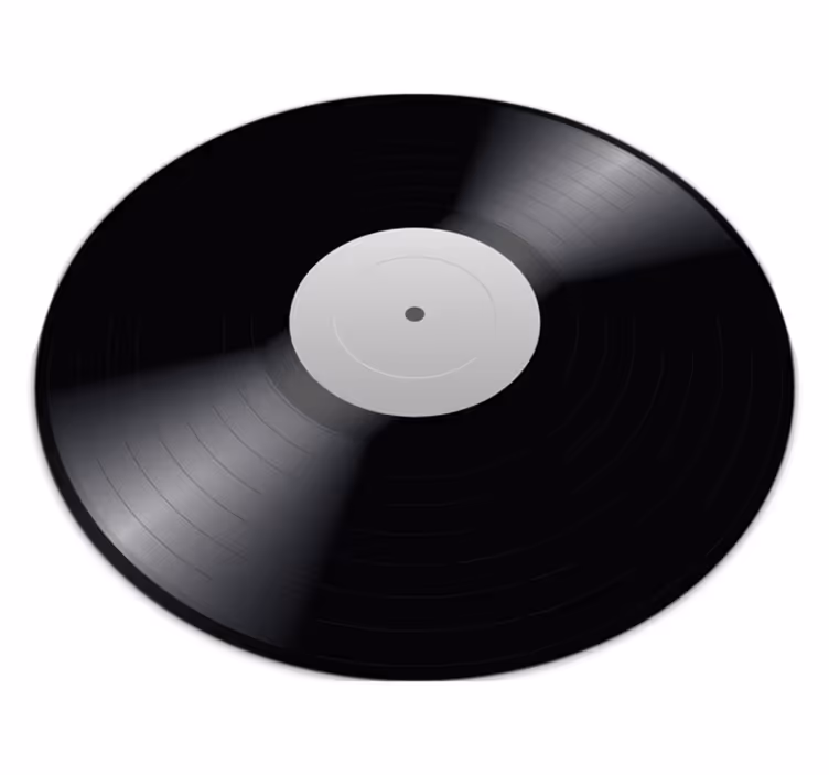 Vinyl record vintage vinyl tapijt - TenStickers