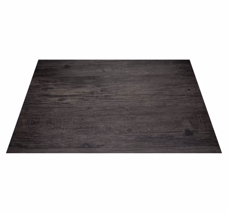 Prachtig zwart hout vinyl tapijt - TenStickers