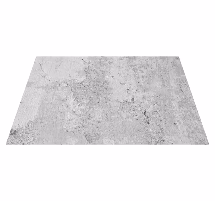 Prachtig wit cement vinyl tapijt - TenStickers