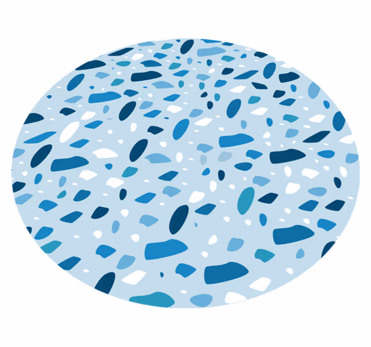 Gevlekt spikkelpatroon vinyl tapijt strepen - TenStickers