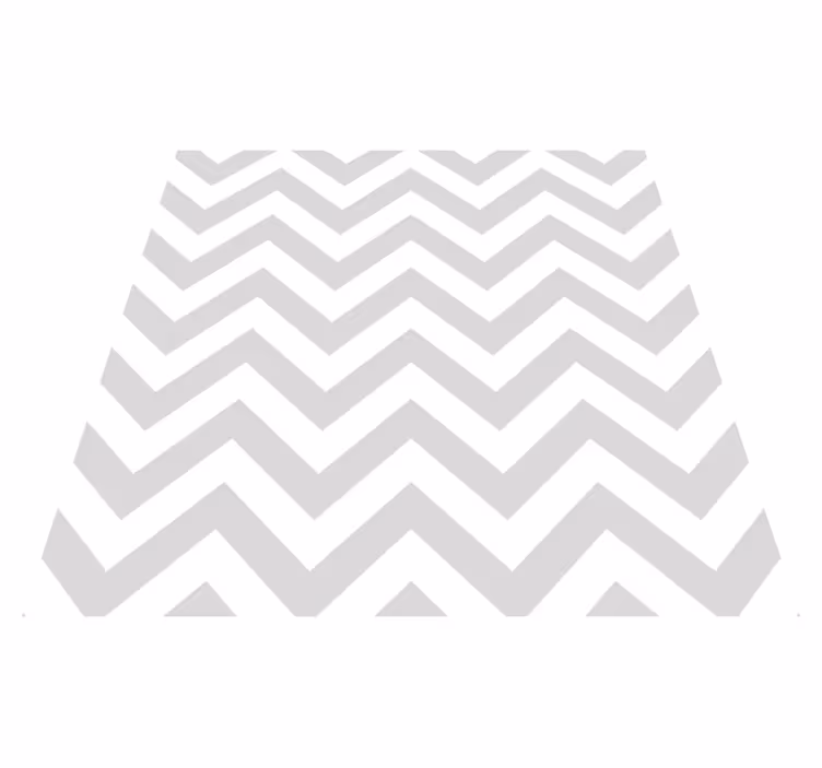 Chevron zigzag vinyl tapijt geometrisch - TenStickers