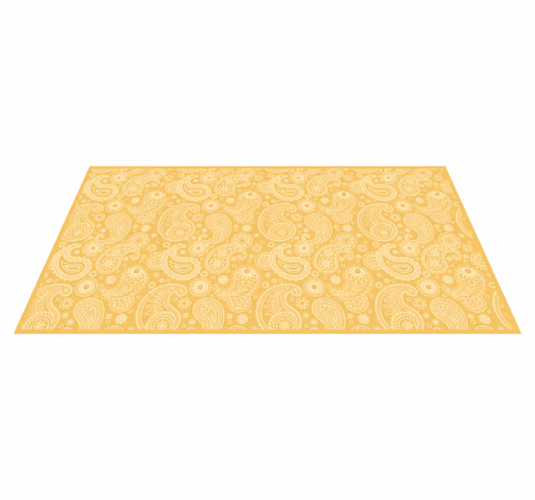 Paisley-complexiteit vinyl tapijt textuur - TenStickers