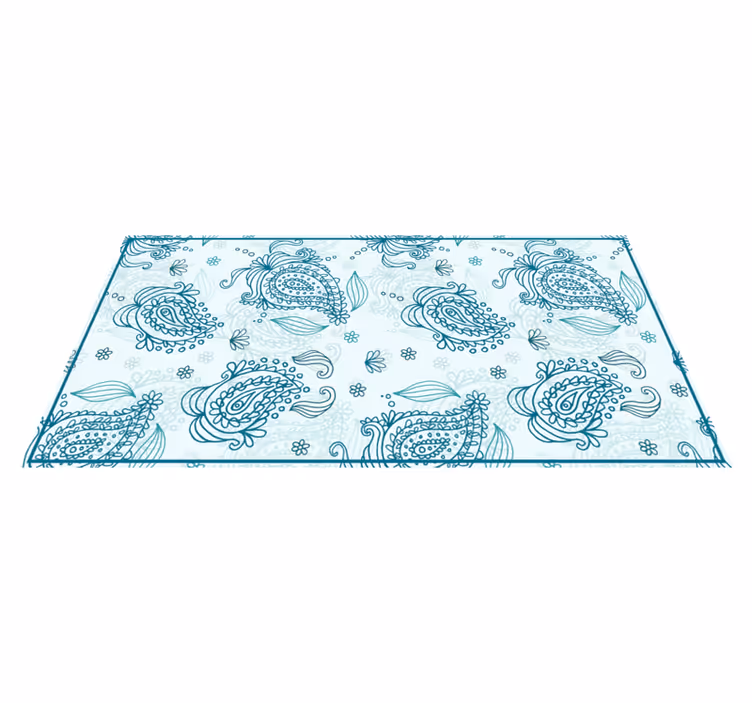 Vinyl tapijt mandala paisley harmonie - TenStickers