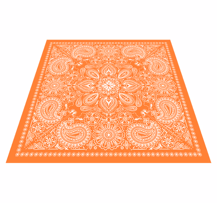 Vinyl tapijt mandala mandala ornament - TenStickers