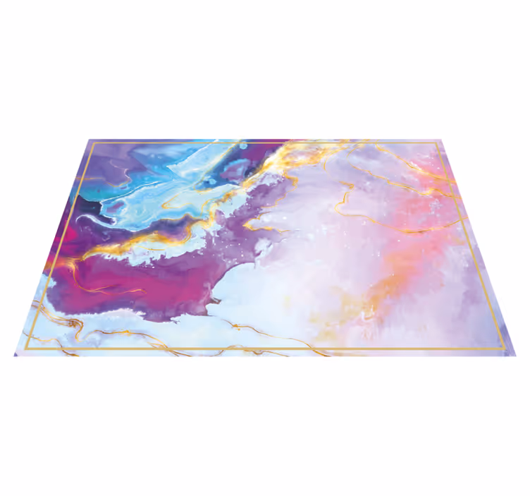 Abstract gemarmerd vinyl tapijt textuur - TenStickers