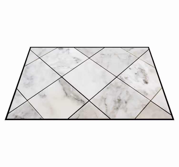 Marmeren vinyl tapijt marble illusion - TenStickers