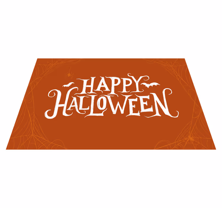 Vinyl tapijt halloween feestelijke boodschap - TenStickers