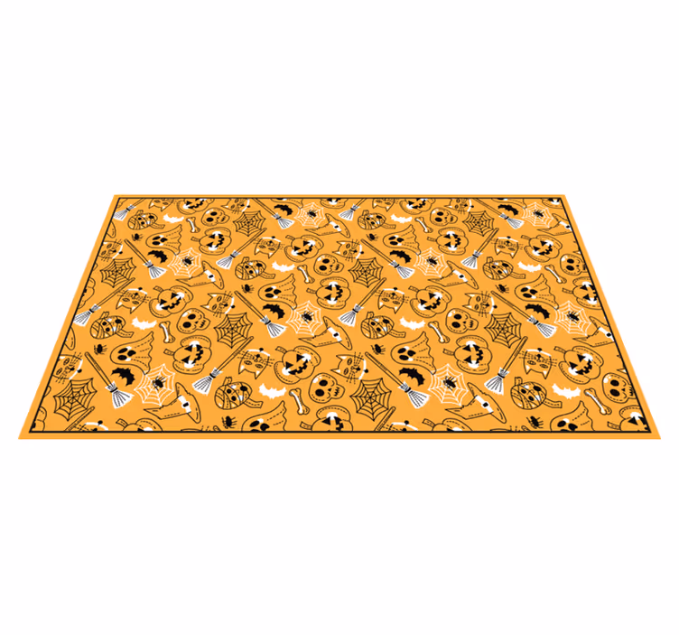 Vinyl tapijt halloween spookachtig halloween - TenStickers