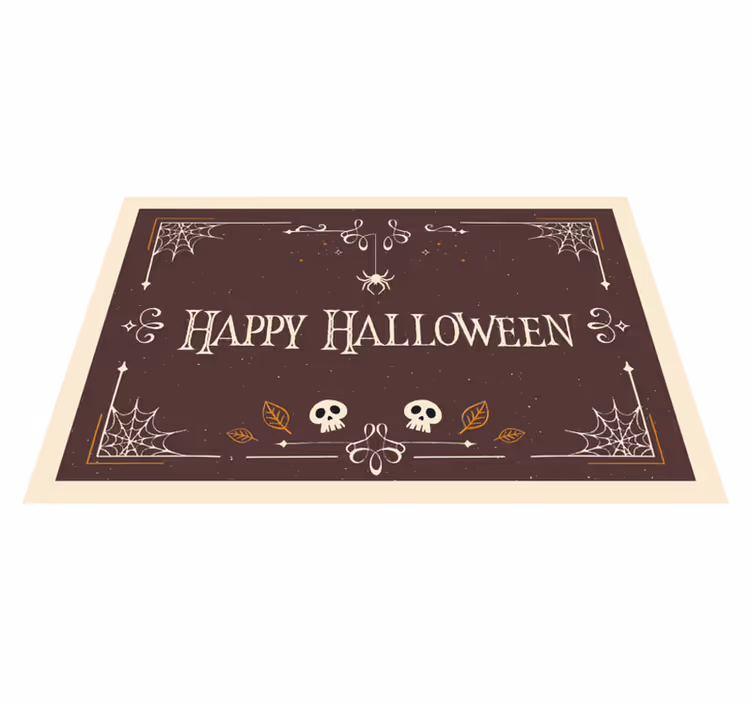Vinyl tapijt halloween feestthema - TenStickers