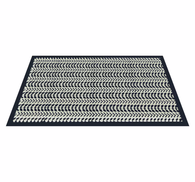 Chevron ingewikkeldheid vinyl tapijt strepen - TenStickers