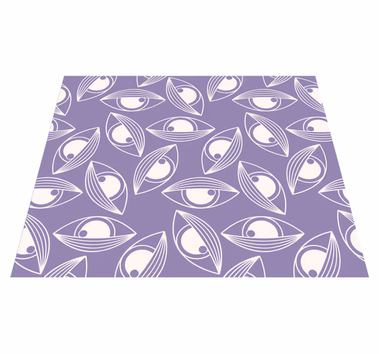 Abstract vispatroon dieren vinyl tapijt - TenStickers