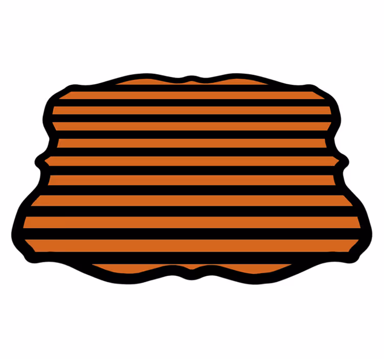 Vinyl tapijt halloween halloween strepen - TenStickers