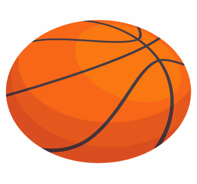 Basketbalpatroon vinyl tapijt meer kinderen - TenStickers