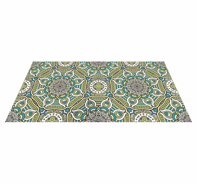 Vinyl tapijt mandala met mandala patroon - TenStickers