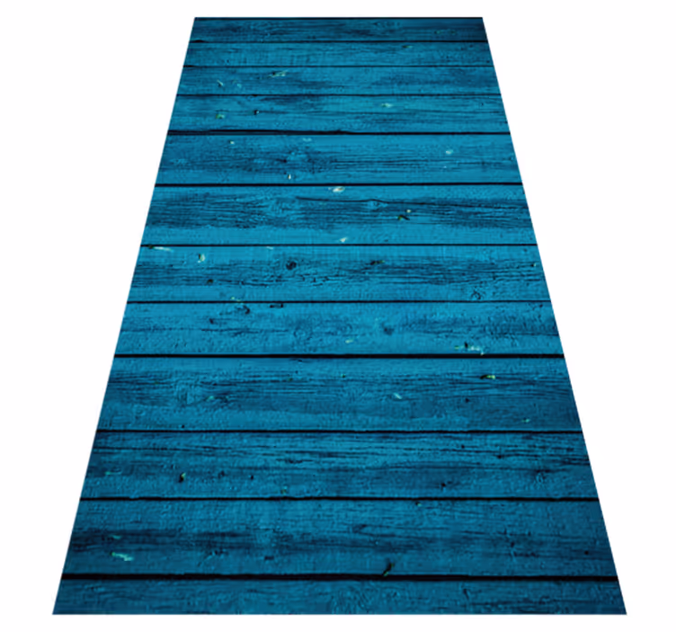 Versleten planken vinyl tapijt houtstructuur - TenStickers