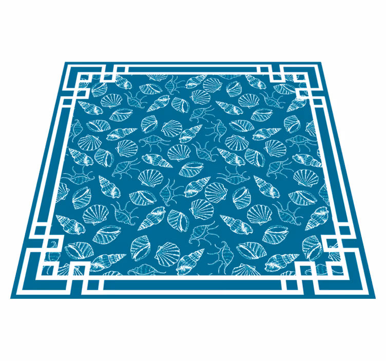 Aquatisch motief dieren vinyl tapijt - TenStickers