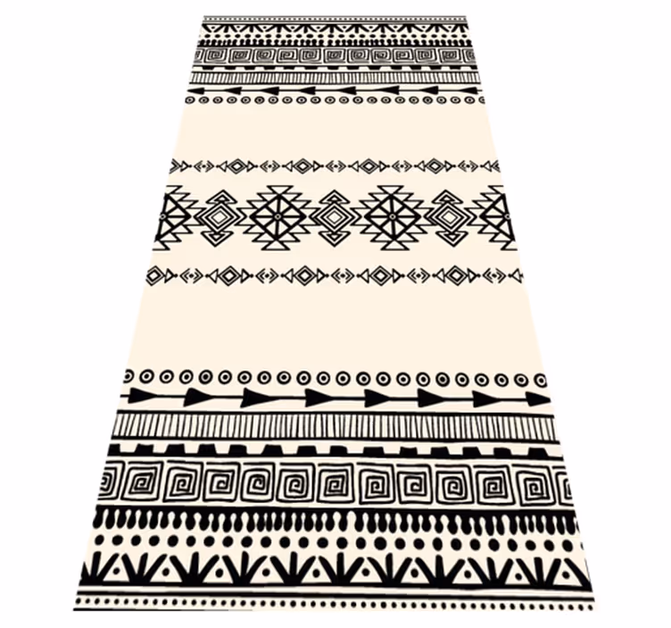 Etnische stijl vinyl tapijt etnisch - TenStickers