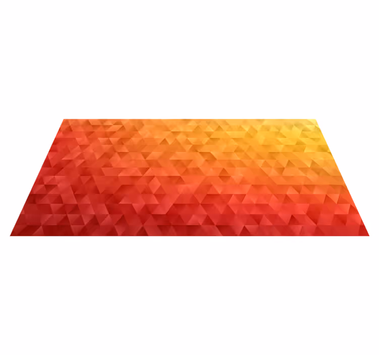 Geometrische gradiënt vinyl tapijt geometrisch - TenStickers