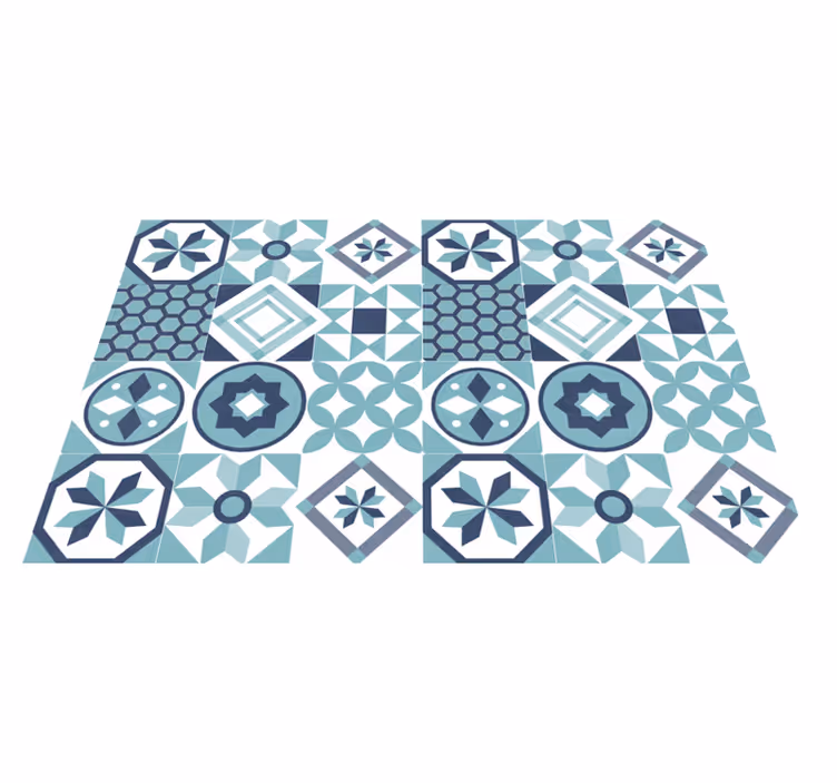 Inspiratie voor mozaïektegels vinyl tapijt mozaïek - TenStickers