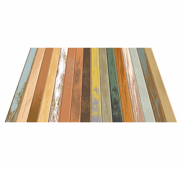 Abstracte penseelstreken vinyl tapijt textuur - TenStickers
