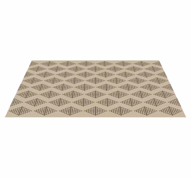 Vinyl tapijt geometrisch patroon element - TenStickers