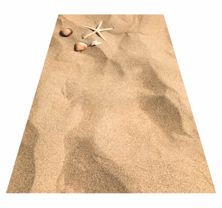 Elegantie aan het strand vinyl tapijt buitenshuis - TenStickers