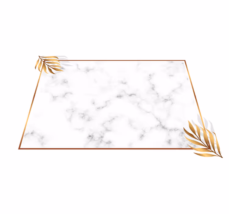 Marmeren vinyl tapijt marmer elegantie - TenStickers