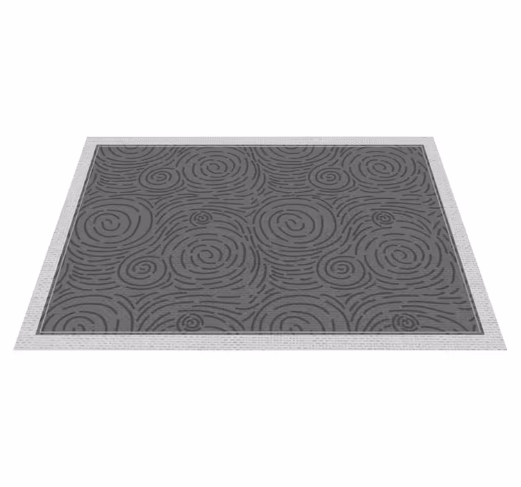 Wervelende patronen vinyl tapijt textuur - TenStickers