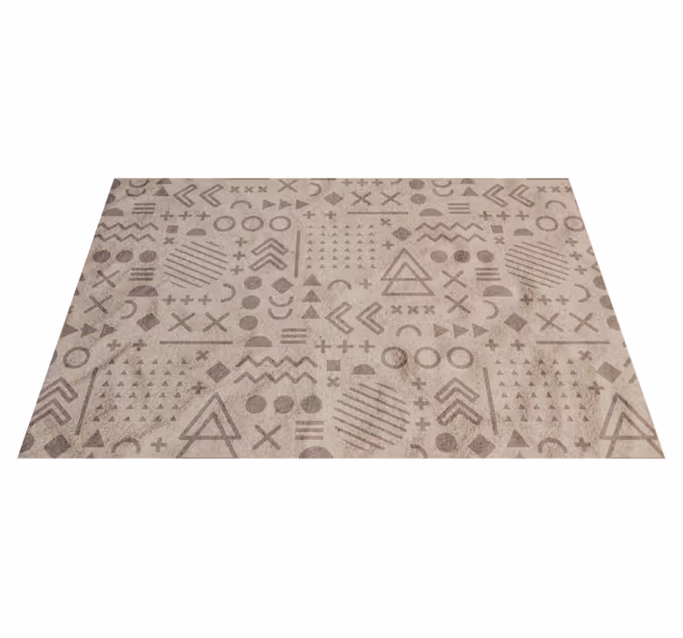 Accessoire met etnische stijl vinyl tapijt etnisch - TenStickers