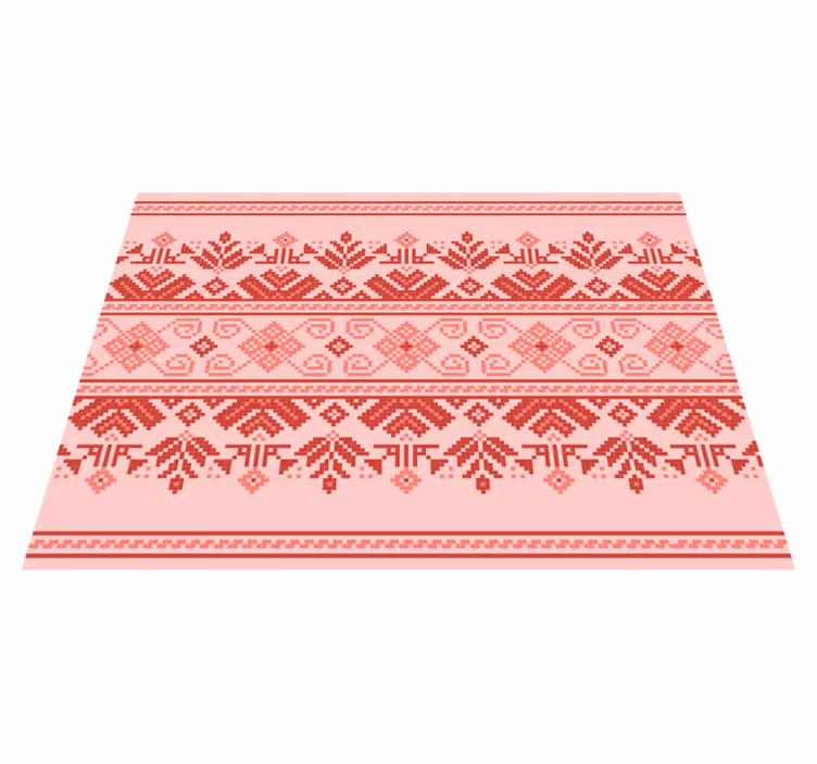 Etnisch sierpatroon vinyl tapijt mandala - TenStickers