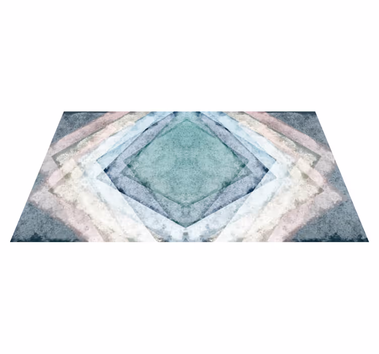 Marmeren vinyl tapijt marble symmetry - TenStickers