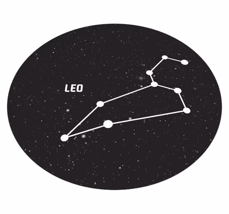 Constellatie astronomie vinyl tapijt sterren - TenStickers