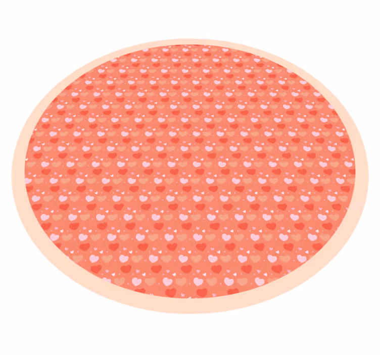 Stippencirkel vinyl tapijt baby - TenStickers