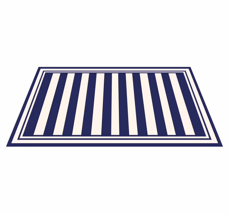 Maritieme strepen vinyl tapijt strepen - TenStickers