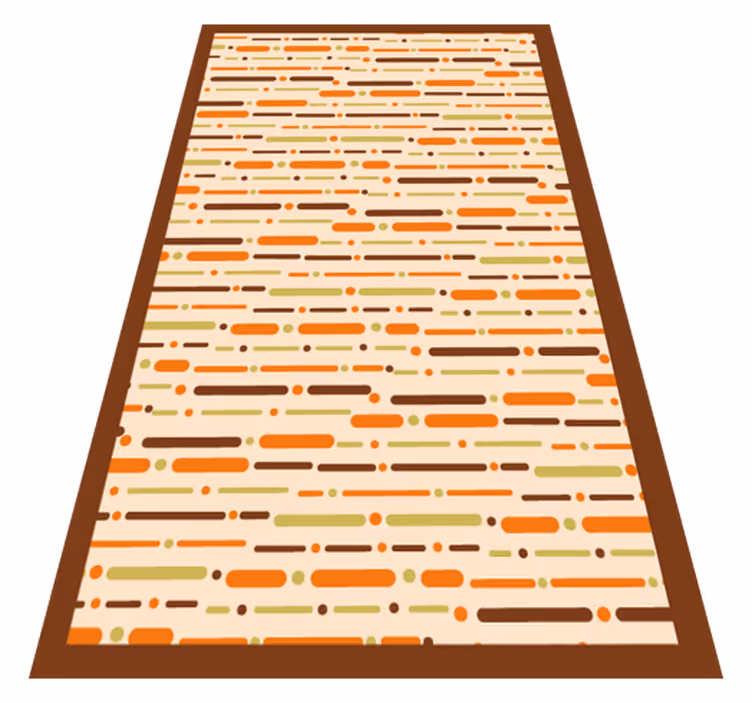 Lineair patroondecor vinyl tapijt strepen - TenStickers
