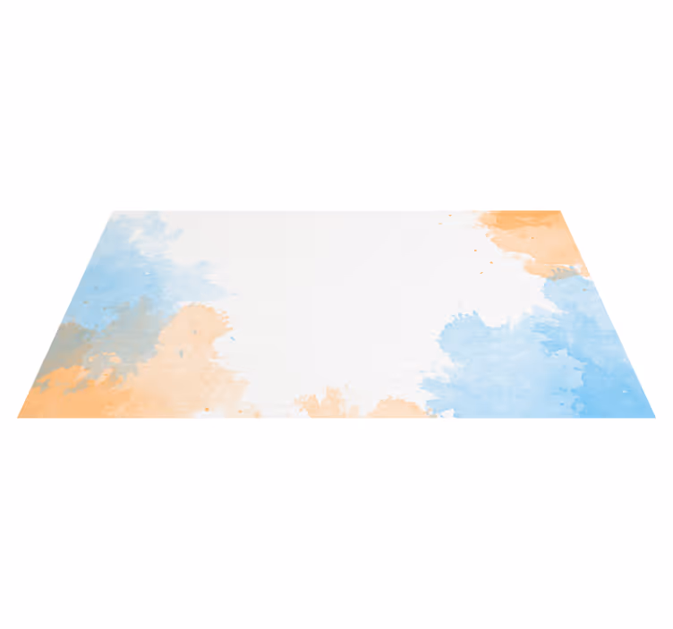 Abstract wolkenlandschap vinyl tapijt natuur - TenStickers