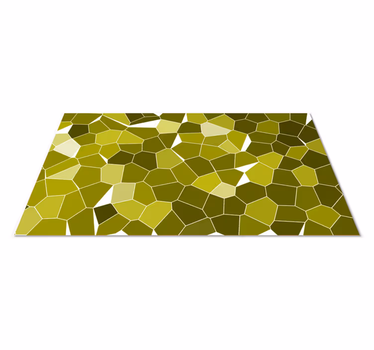 Vinyl tapijt keuken geometrisch ontwerp - TenStickers