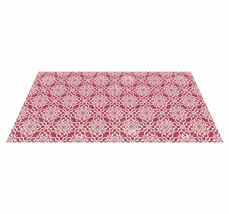 Ingewikkeld mandalamotief vinyl tapijt mandala - TenStickers