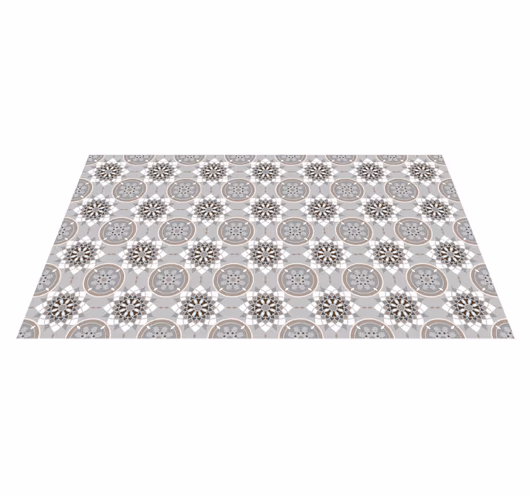 Vinyl tapijt mozaïek mozaïek kaleidoscoop - TenStickers