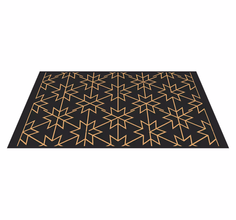 Geometrische vuurwerk vinyl tapijt geometrisch - TenStickers